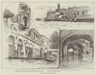 De Overstromingen in Noord-Italië door Henry Charles Seppings Wright